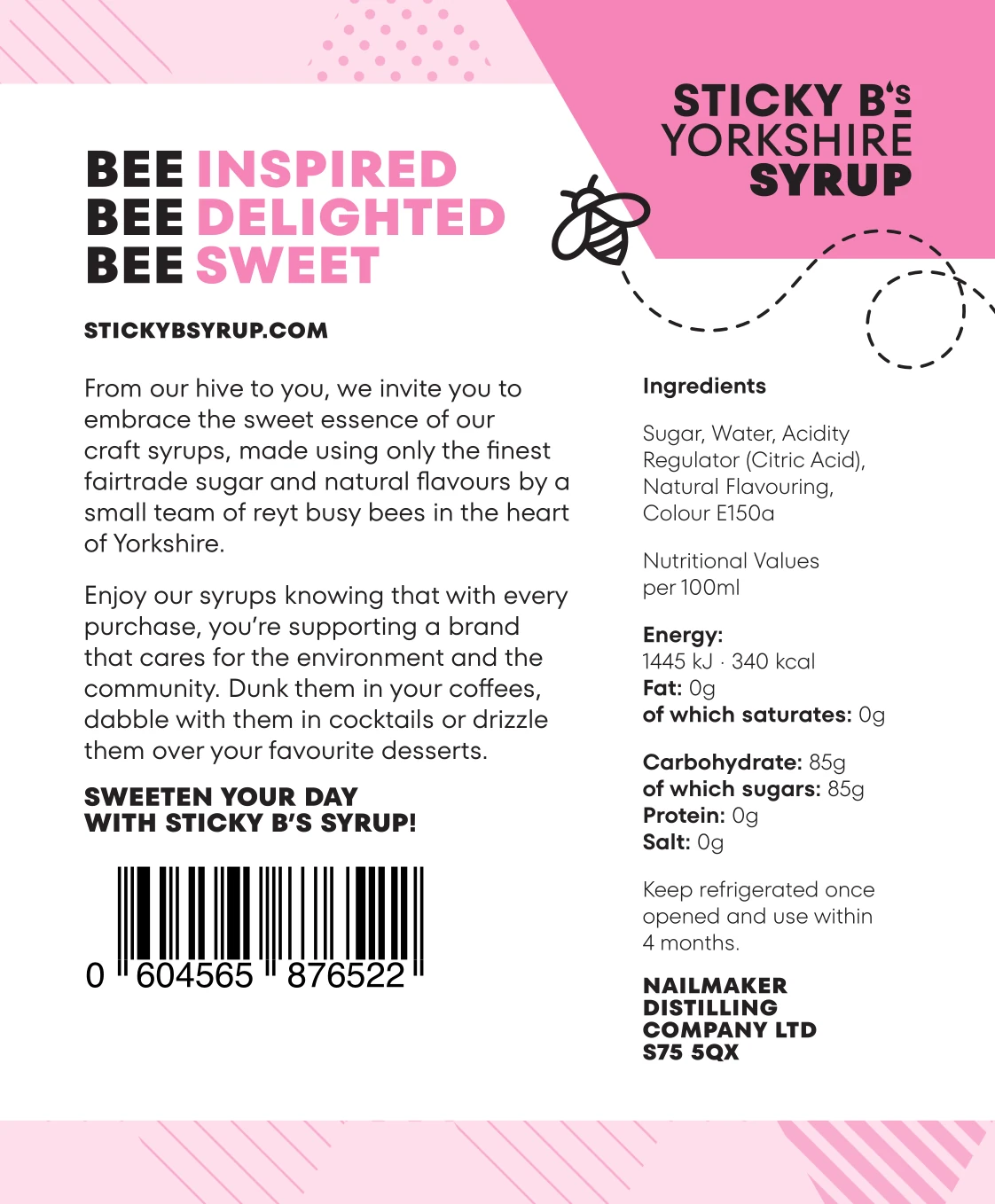 Sticky Bs Chai Syrup